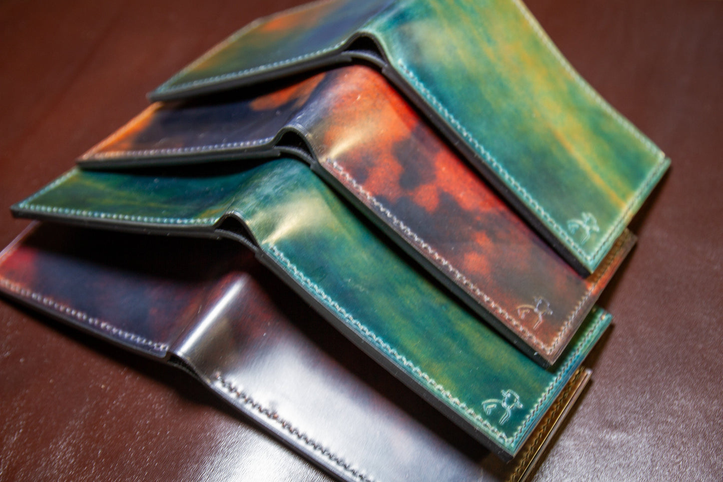 Horween Shell Cordovan Wallets for Groomsmen Gifts