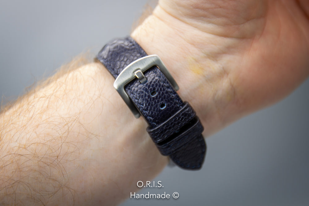 orishandmade Ostrich Leather Watch Strap