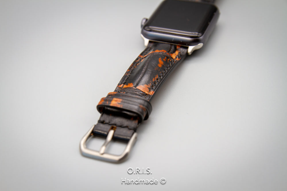 
                  
                    Apple Watch Band - Outlaw Black Alligator Leather
                  
                