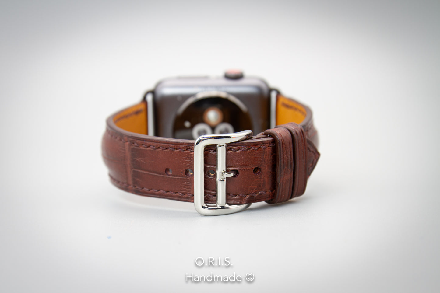 
                  
                    Apple Watch Band - Reddish Brown Alligator Leather
                  
                