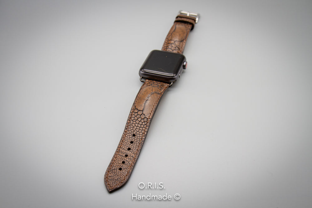
                  
                    Apple Watch Band - Tobacco Ostrich Leather
                  
                