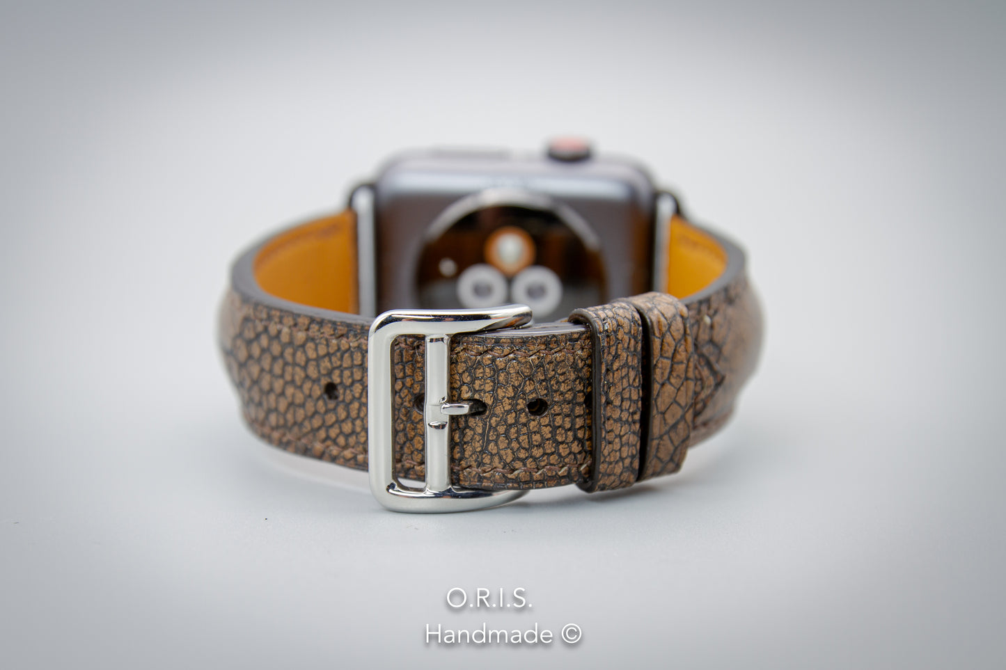 
                  
                    Apple Watch Band - Tobacco Ostrich Leather
                  
                