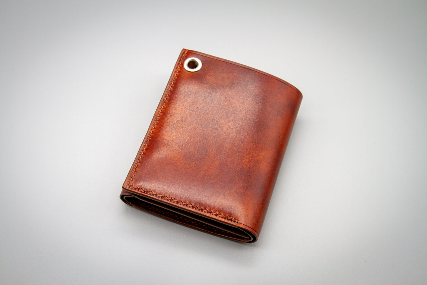 
                  
                    Luxury Trifold Wallet for Men - Italian Museum Calf in Marbled Brown
                  
                