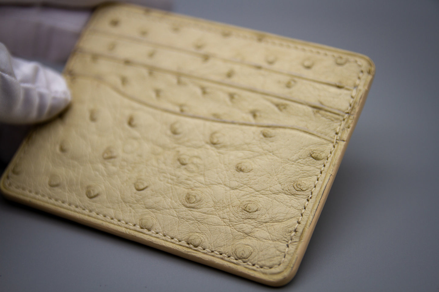 
                  
                    Ostrich Card Holder - Cream
                  
                