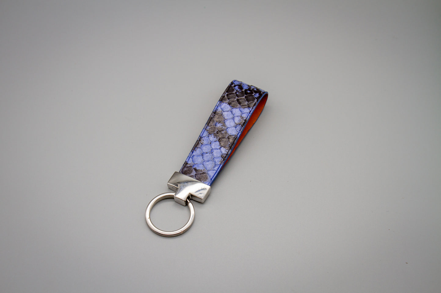 
                  
                    Luxury Leather Keychain - Blue Anaconda
                  
                