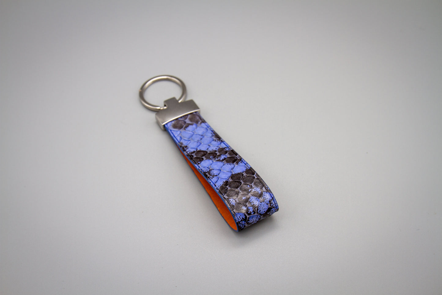 
                  
                    Luxury Leather Keychain - Blue Anaconda
                  
                