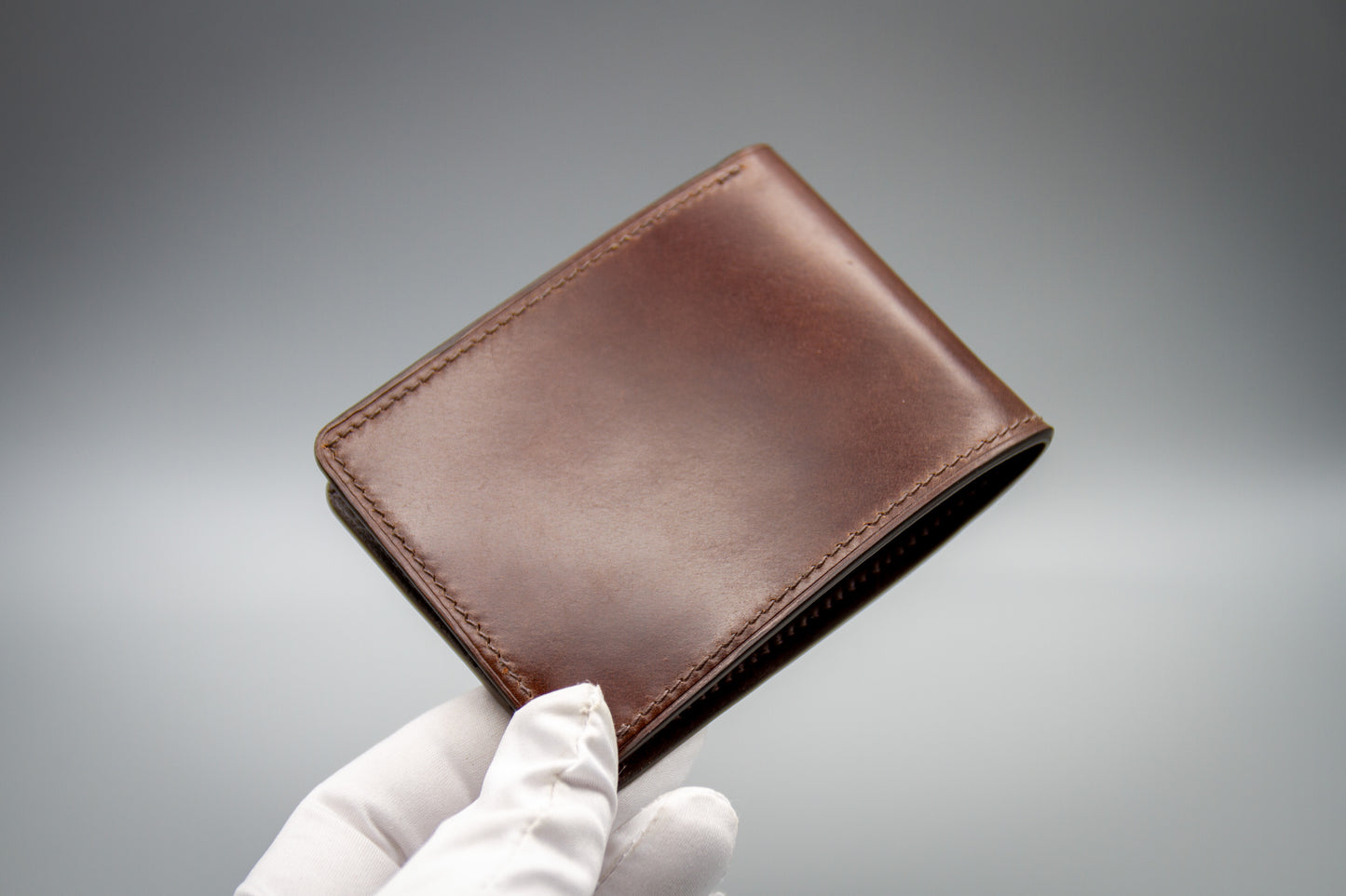 
                  
                    Shell Cordovan Bifold Wallet - Dark Brown
                  
                
