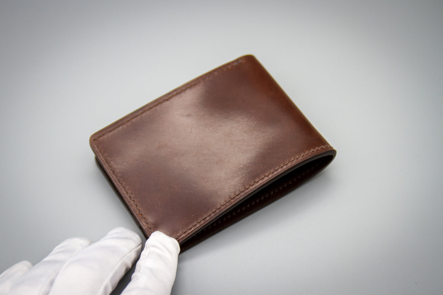 
                  
                    Shell Cordovan Bifold Wallet - Dark Brown
                  
                