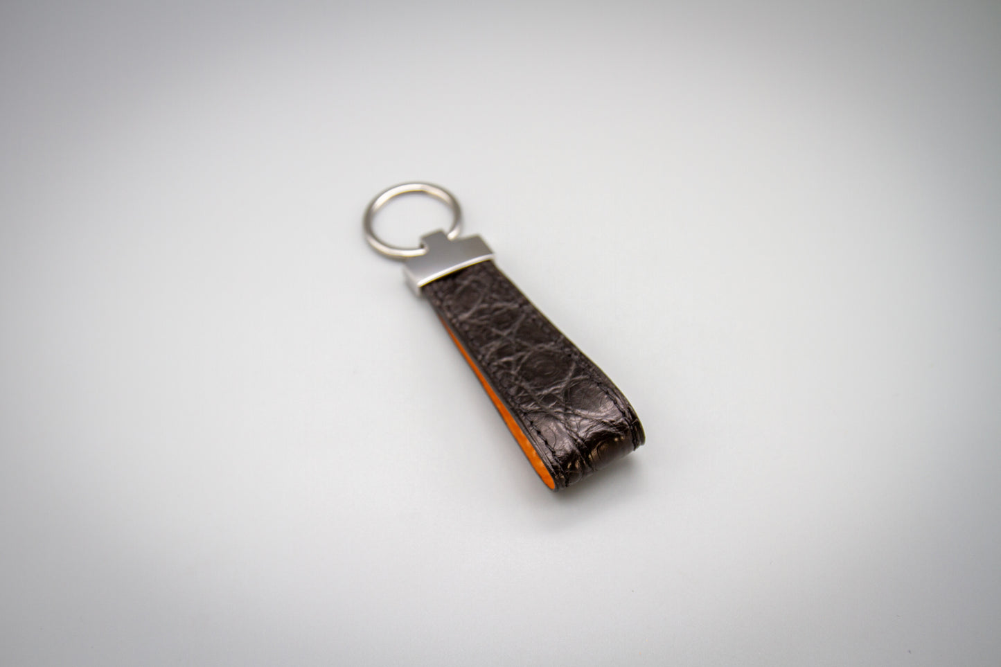 
                  
                    Luxury Alligator Leather Keychain - Black Alligator
                  
                