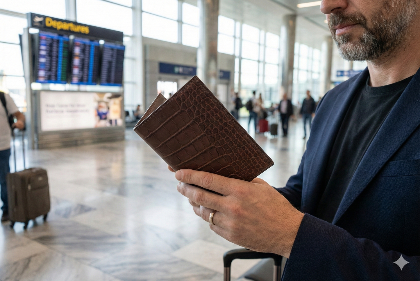 luxury travel wallet