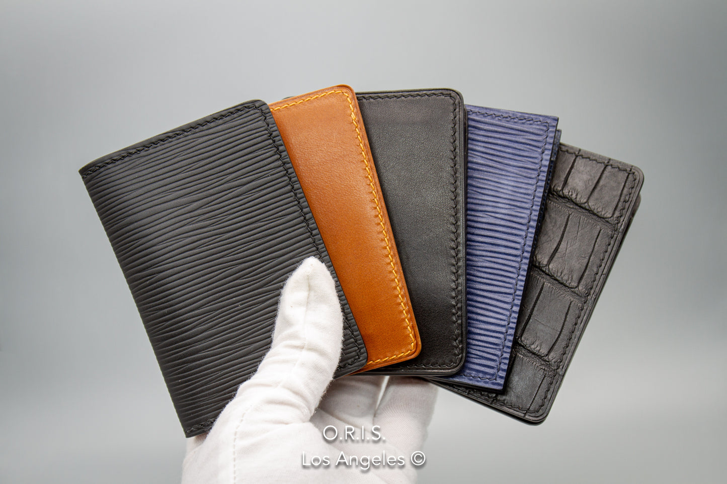 Handmade Men's Wallet Made of Epsom Leather 