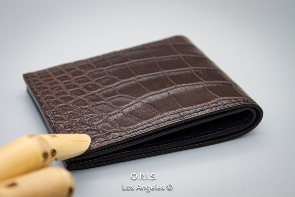 Men's Luxury Crocodile Long Wallet