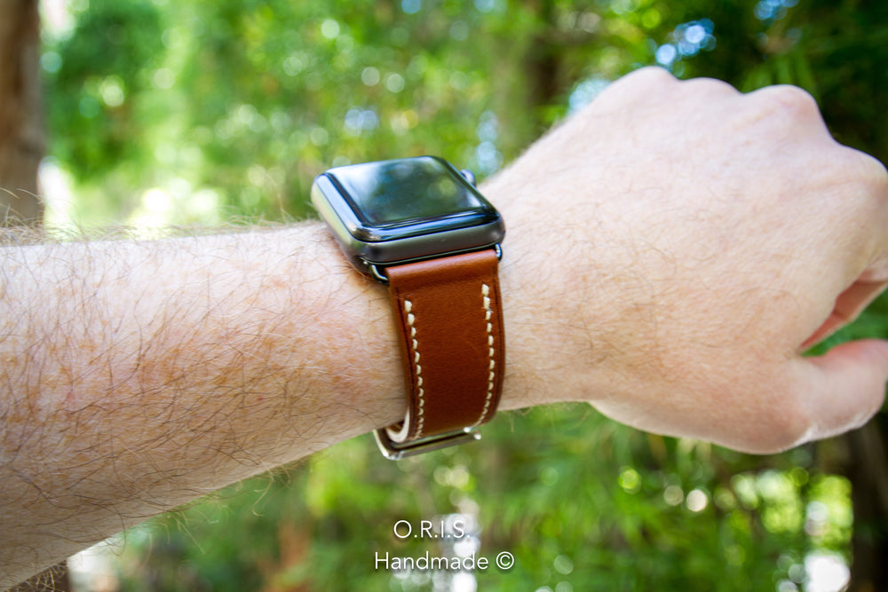 Barenia Leather Apple Watch Band