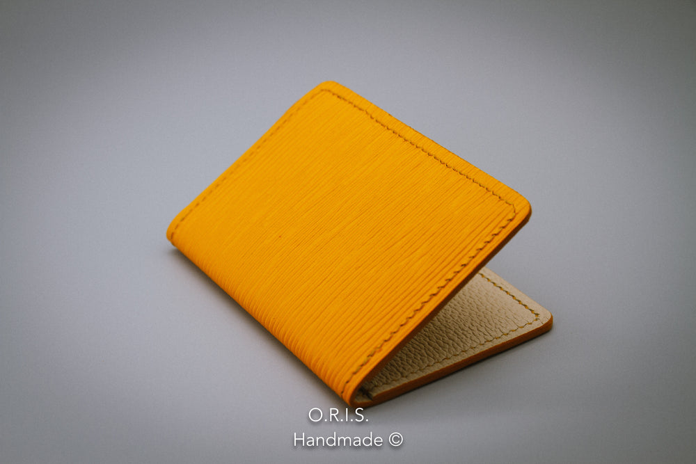 EPI Leather Slim Card Holder - Apricot