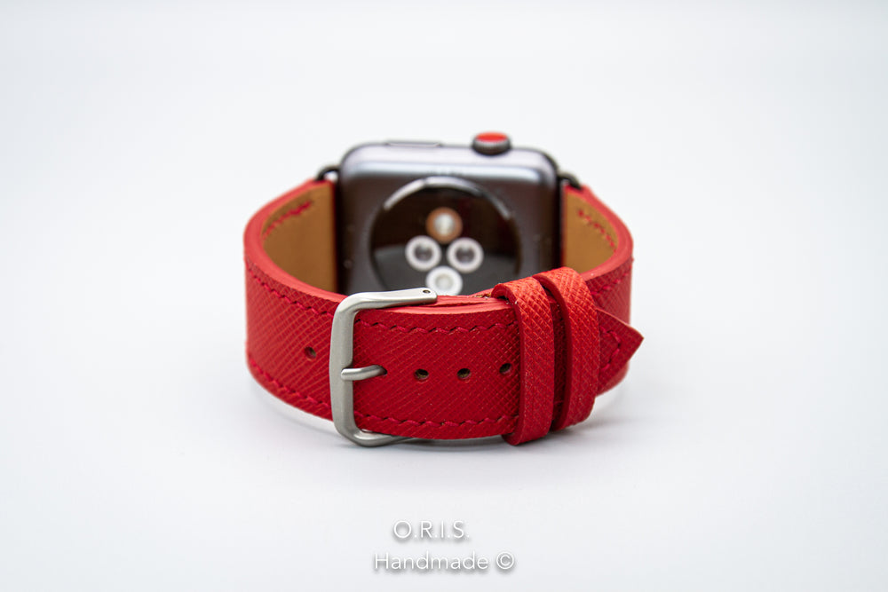 Saffiano leather apple outlet watch band