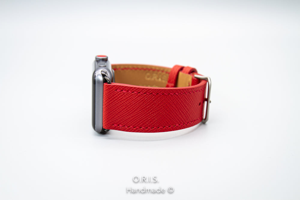 
                  
                    Apple Watch Band - Red Saffiano Leather
                  
                