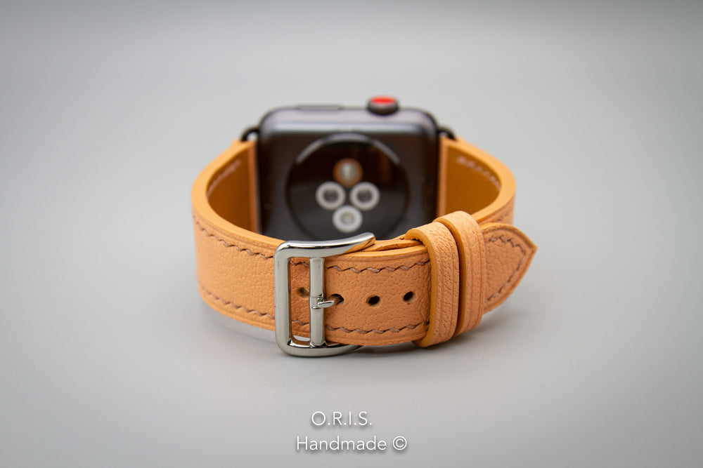 
                  
                    Apple Watch Band - Salmon Chevre Leather
                  
                