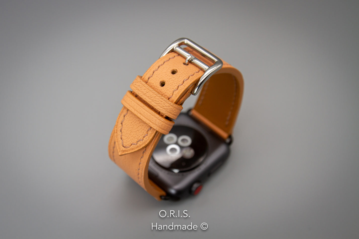 
                  
                    Apple Watch Band - Salmon Chevre Leather
                  
                