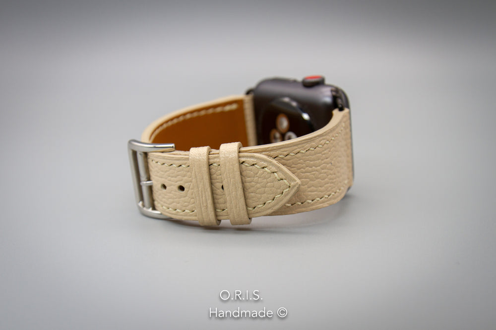 Apple Watch Band - Off White Chevre Leather