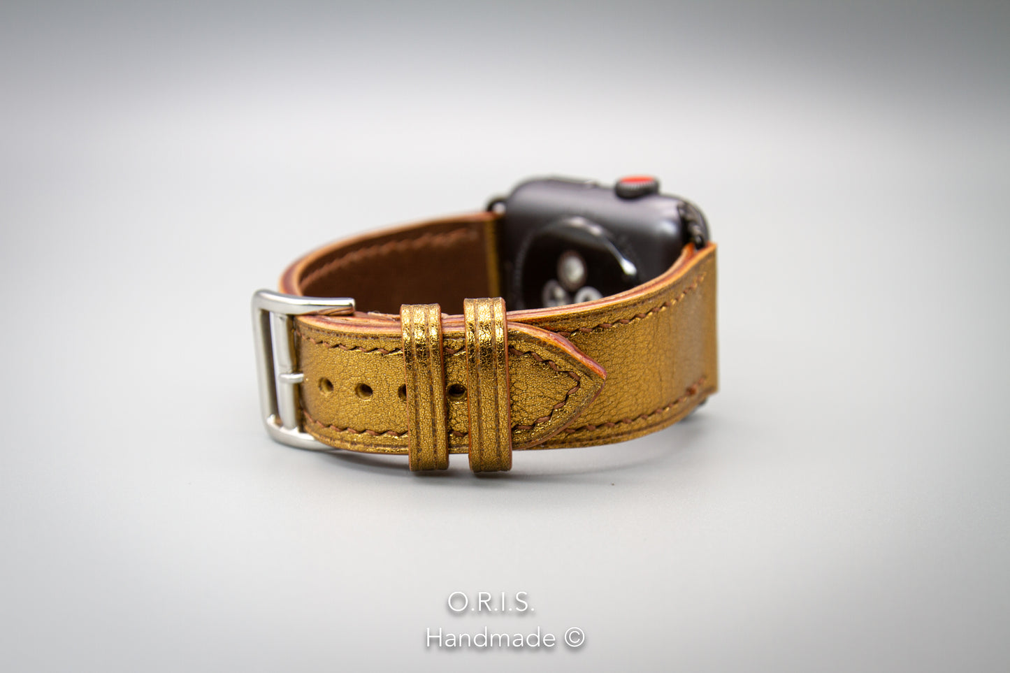 
                  
                    Apple Watch Band - Gold Chevre Leather
                  
                