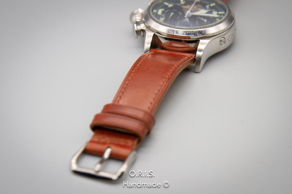 
                  
                    Shell Cordovan Leather Watch Strap - Cognac
                  
                