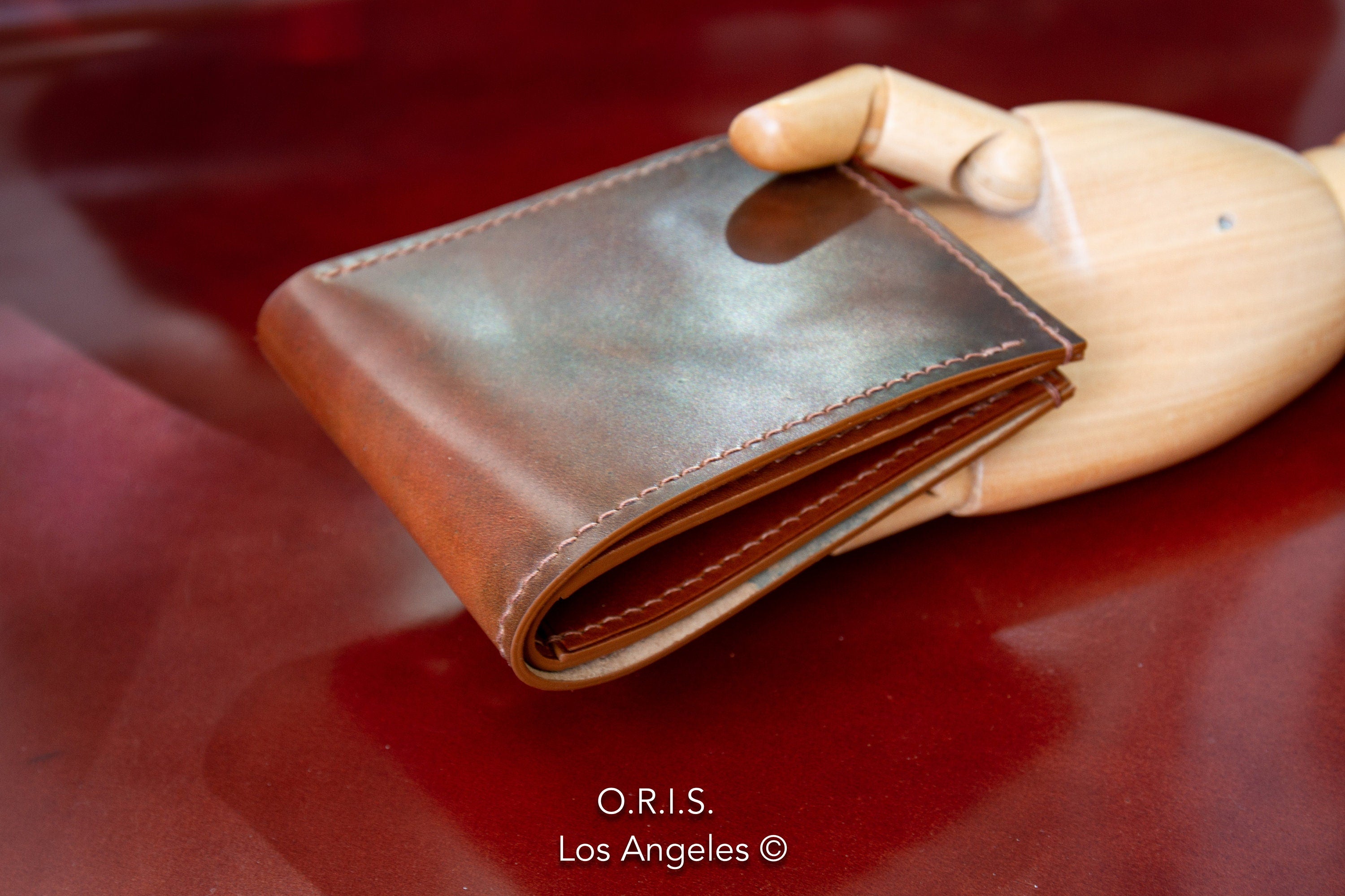 Horween Shell Cordovan Leather Wallet - O.R.I.S. Handmade Leather